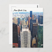 ニューヨークシティスカイラインポストカード ポストカード (正面/裏面)