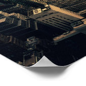 ニューヨークシティスカイラインミッドタウンミディアム ポスター (角)