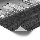 ニューヨークシティスカイライン米国アメリカ ポスター (角)