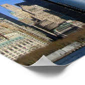 ニューヨークシティスカイライン米国アメリカ ポスター (角)