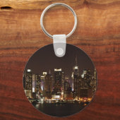 ニューヨークシティスカイライン キーホルダー (正面)