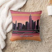 ニューヨークシティスカイライン クッション (ブランケット)