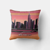 ニューヨークシティスカイライン クッション (裏面)
