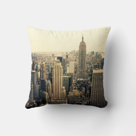 ニューヨークシティスカイライン クッション (裏面)