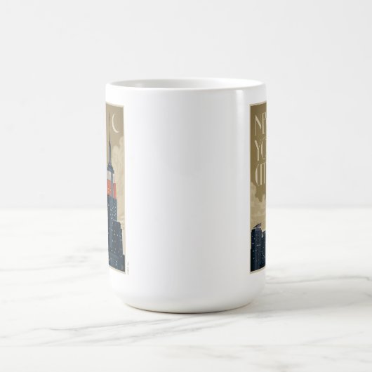 ニューヨークシティスカイライン コーヒーマグカップ (中央)