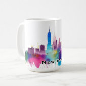 ニューヨークシティスカイライン コーヒーマグカップ (正面左)