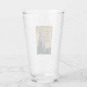 ニューヨークシティスカイライン タンブラーグラス (裏面)