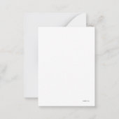 ニューヨークシティスカイライン ノートカード (裏面)