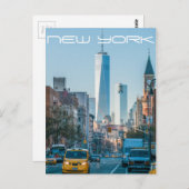 ニューヨークシティスカイライン ポストカード (正面/裏面)