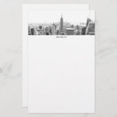 ニューヨークシティスカイライン 便箋 (正面/裏面)