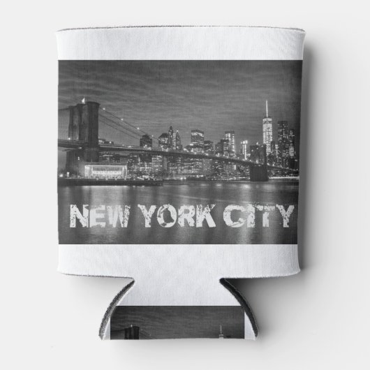 ニューヨークシティスカイライン 缶クーラー (正面)