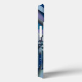 ニューヨークシティスカイライン |青3D Case-Mate iPhoneケース (裏面 / 右)