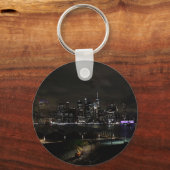 ニューヨークシティスカイライン#2キーチェーン キーホルダー (正面)