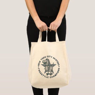 ニューヨークシティスケーターズのレトロヴィンテージグラフィックTシャツ トートバッグ