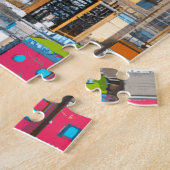 ニューヨークシティスケープイラストレーション ジグソーパズル (側面)