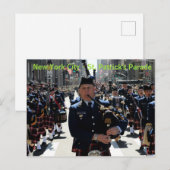 ニューヨークシティセントパトリックのパレードポストカード ポストカード (正面/裏面)