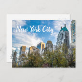 ニューヨークシティセントラルパークサウス ポストカード (正面/裏面)