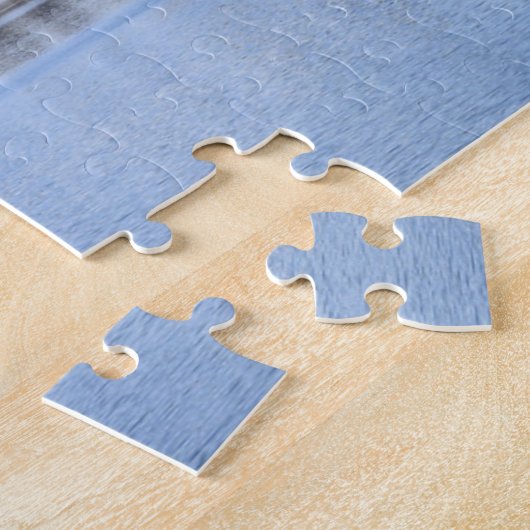 ニューヨークシティセントラルパークリザーバー写真 ジグソーパズル (側面)