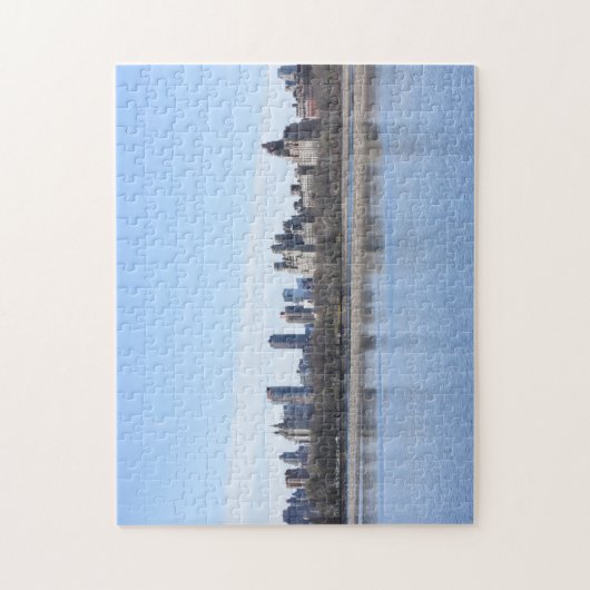 ニューヨークシティセントラルパークリザーバー写真 ジグソーパズル (縦)