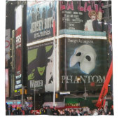 ニューヨークシティタイムズスクエアシャワーカーテン シャワーカーテン (正面)