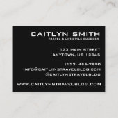 ニューヨークシティタイムズスクエアトラベルツーリズム写真集 名刺 (裏面)