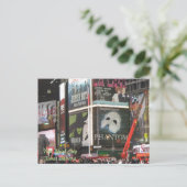 ニューヨークシティタイムズスクエアハガキ ポストカード (スタンド正面)