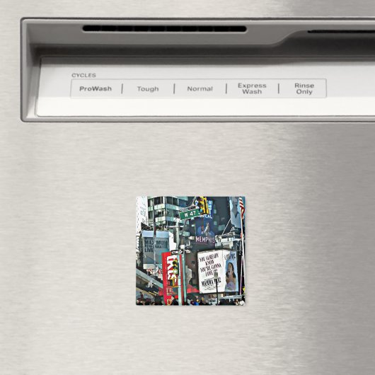 ニューヨークシティタイムズスクエアフォトマグネット マグネット (インサイチュ (食洗機))