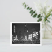 ニューヨークシティタイムズスクエア1930インスパイア年 ポストカード (スタンド正面)