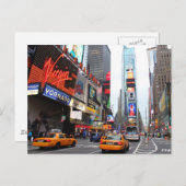 ニューヨークシティタイムズスクエア ポストカード (正面/裏面)