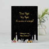 ニューヨークシティタクシーシティクリスマスカード 箔シーズンカード (立ち正面)