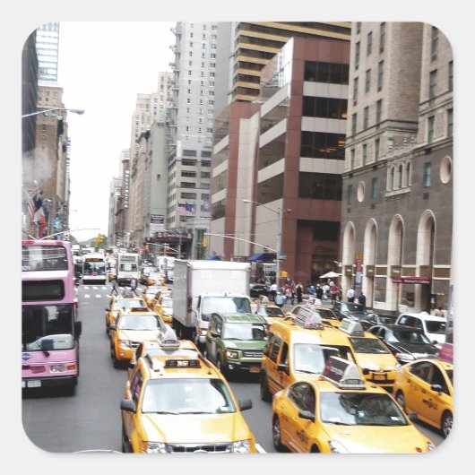 ニューヨークシティタクシー スクエアシール (正面)