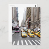 ニューヨークシティタクシー ポストカード (正面/裏面)