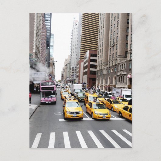 ニューヨークシティタクシー ポストカード (正面)