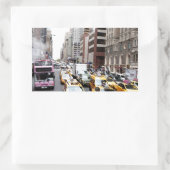 ニューヨークシティタクシー 長方形シール (バッグ)