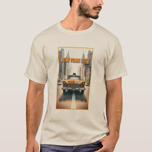 ニューヨークシティタクシー Tシャツ (正面)