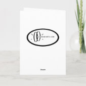 ニューヨークシティタワーのグリーティングカード カード (裏面)