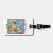 ニューヨークシティチューリップフラワーマーケットミッドタウン ラゲッジタグ (正面横)