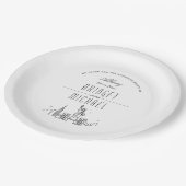 ニューヨークシティデコスカイライン | 結婚イベント ペーパープレート (アングル)