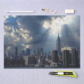 ニューヨークシティデコパージ15x20ティッシュペーパー 薄葉紙 (クラフト)