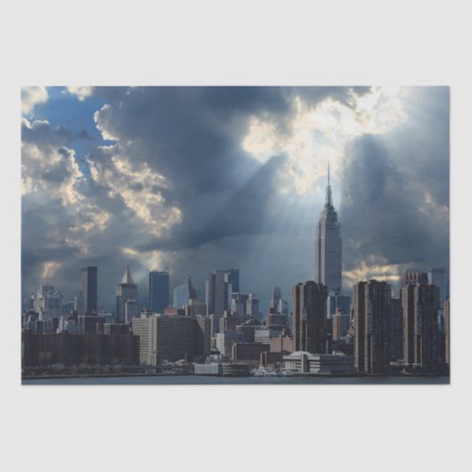 ニューヨークシティデコパージ15x20ティッシュペーパー 薄葉紙 (正面)