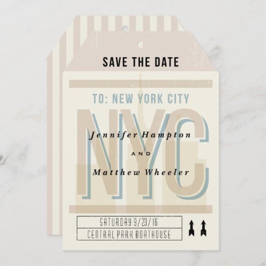 ニューヨークシティデスティネーションウェディング (正面/裏面)