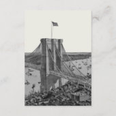 ニューヨークシティデスティネーションニューヨーク結婚ズ エンクロージャーカード (裏面)