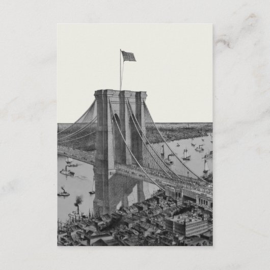 ニューヨークシティデスティネーションニューヨーク結婚ズ エンクロージャーカード (裏面)