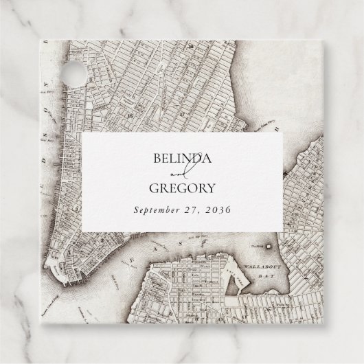 ニューヨークシティデスティネーションニューヨーク結婚ズ フェイバータグ (正面)