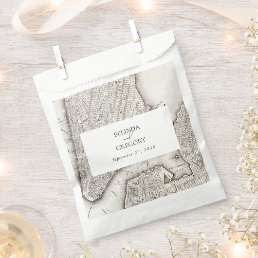 ニューヨークシティデスティネーションニューヨーク結婚ズ フェイバーバッグ (クリップ留めされた状態)