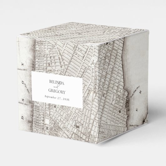 ニューヨークシティデスティネーションニューヨーク結婚ズ フェイバーボックス (正面サイド)