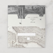 ニューヨークシティデスティネーションニューヨーク結婚ズ プレイスカード (外部開封)