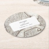 ニューヨークシティデスティネーションニューヨーク結婚ズ ラウンドペーパーコースター (アングル)