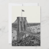 ニューヨークシティデスティネーションニューヨーク結婚ズ 招待状 (裏面)