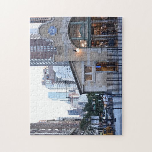 ニューヨークシティデュスクアッパーウエストサイド72nd通りNYC ジグソーパズル (縦)